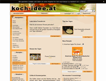 Tablet Screenshot of koch-idee.at